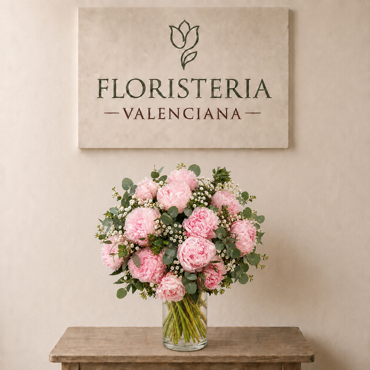 Ramo peonias rosadas