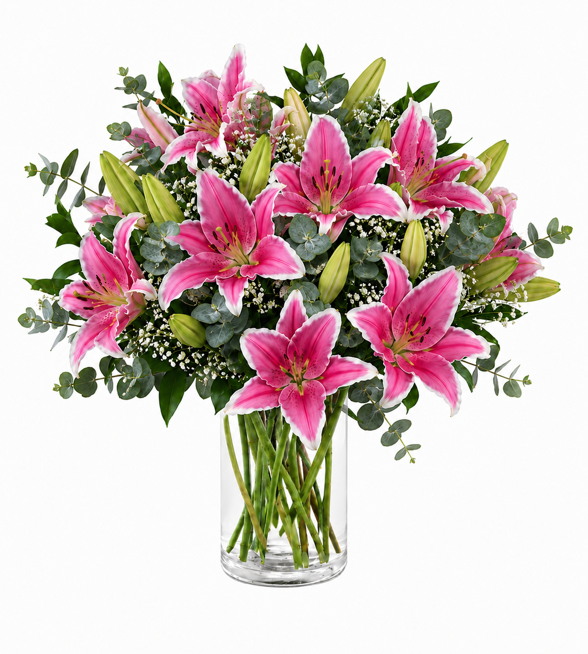 Ramo lilium fucsia