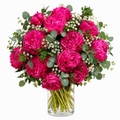 Magenta peony bouquet